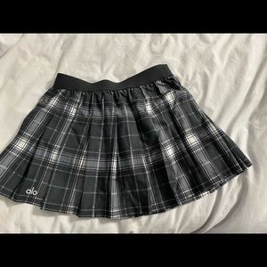 Alo high waisted Varsity tennis skirt